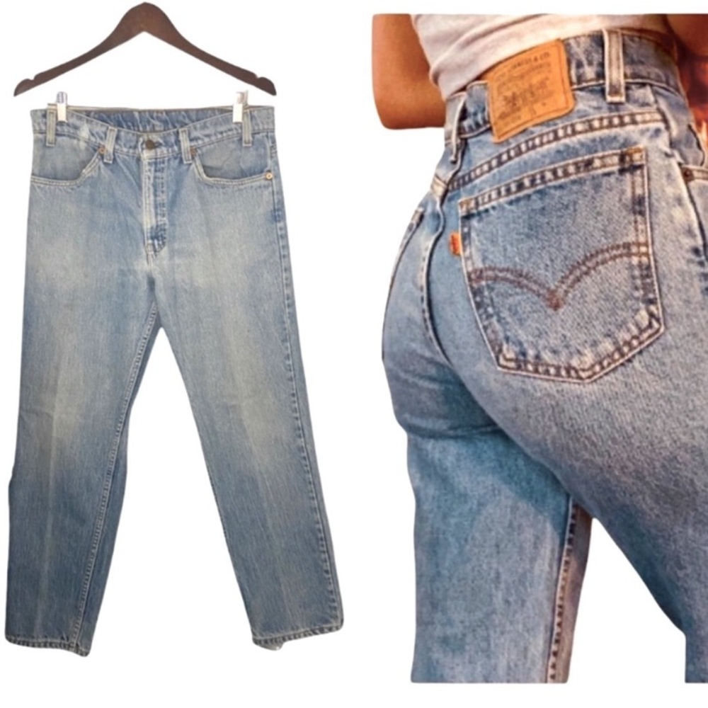 Vintage Levi’s 506 Orange Tab Jeans size 28